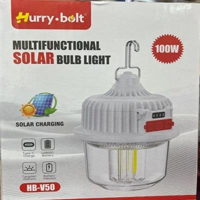 Hurry Bolt Hb-v50 100w Güneş Şarjlı Solar Lamba Kamp (3936)