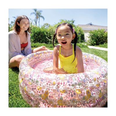 IH58427 Intex 3 Boğumlu Çiçek Desenli Bebek Havuzu 86x25cm