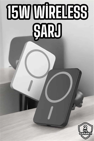 İOS Uyumlu Manyetik Tasarım Magsafe İphone 12/13/14/15 Uyumlu Powerbank