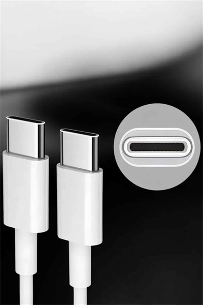 İOS Uyumlu Type-C Girişli Hızlı Şarj 15/15 Pro Max Adaptör ve Kablosu