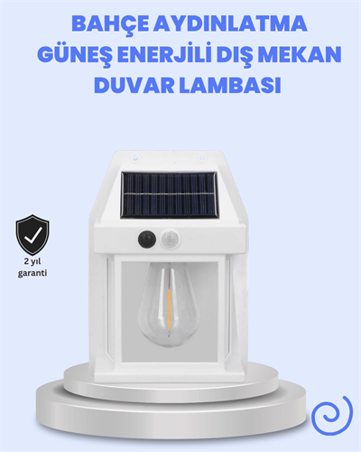 IP65 Su Geçirmez Güneş Paneli Dış Mekan Lamba