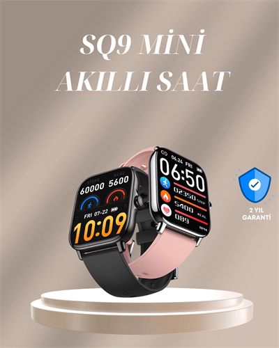 IP67 Suya Dayanıklı AMOLED Akıllı Saat Bildirim ve Sağlık Takip Özellikli
