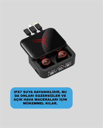 IPX6 Suya Dayanıklı Kablosuz Kulaklık – Hafif ve Taşınabilir Tasarım Yeni Nesil
