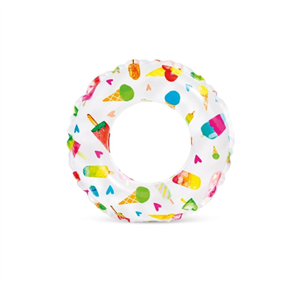 IS59230 İntex Baskılı Simit 51 cm - 1 Adet Stokta Olan Gönderilir