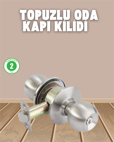 İç ve Dış Mekan Uyumlu Giriş Tipi Topuzlu Kilit