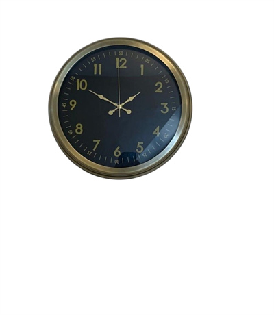 İhtişam Eskitme 40 Cm Metal Duvar Saati