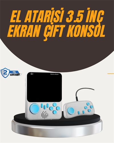 İki Kişilik Oyun Deneyimi Sunan Taşınabilir Retro Konsol