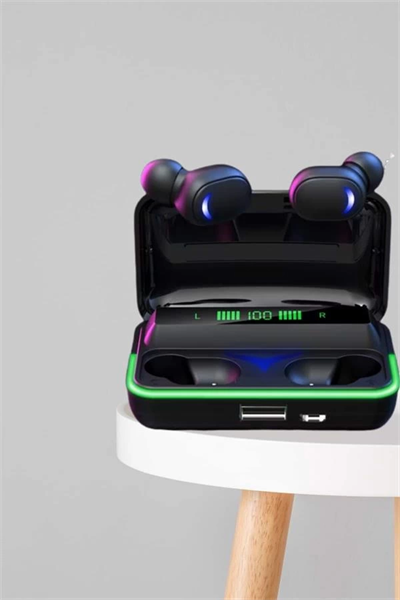 İkili Bluetooth Kulaklık Dijital Göstergeli Uzun Pil Ömrü Yüksek Ses Kaliteli