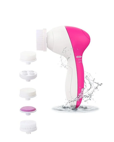 İkili Cilt Bakım Seti 5 Başlıklı Yüz Temizleme ve Masaj Aleti Canlandırıcı ve Onarıcı