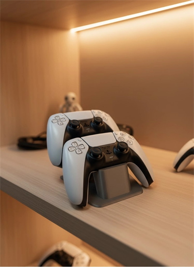 İkili Gamepad Tutucu Antrasit 7x18 cm Oyun Aksesuarı