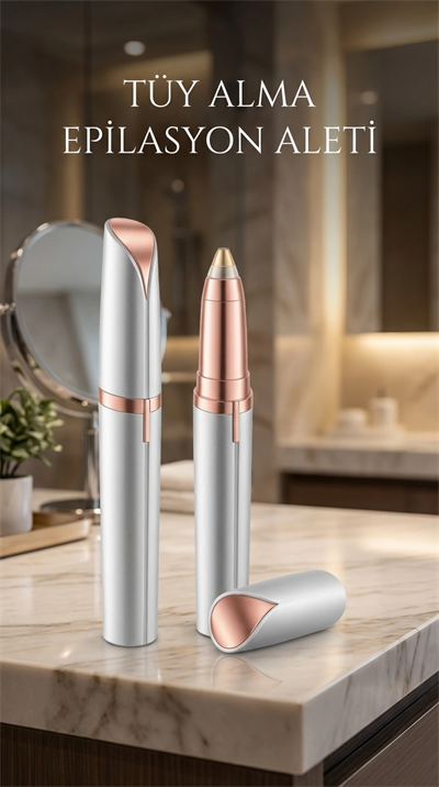 İnce Uçlu Hassas Tüy Alıcı Epilatör Yüz ve Kaş Kullanımı