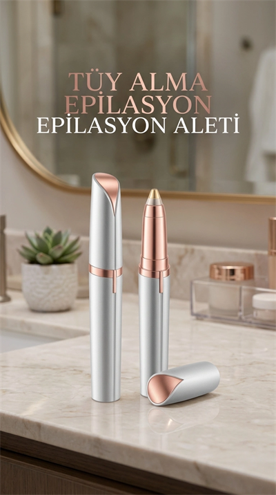 İnce Uçlu Yüz Tüy Alma Epilasyon Aleti Taşınabilir Tasarım