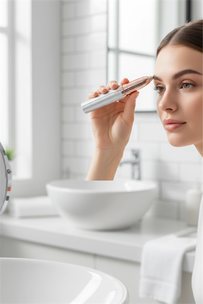 İnce Uçlu Yüz ve Kaş Tüy Alma Epilasyon Aleti Hassas Kullanım