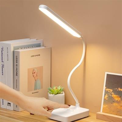 İnce Uzun USBli Dokunmatik 3 Kademeli 360 Derece Özel Göz Korumalı led Lityum Masa Lambası (3936)