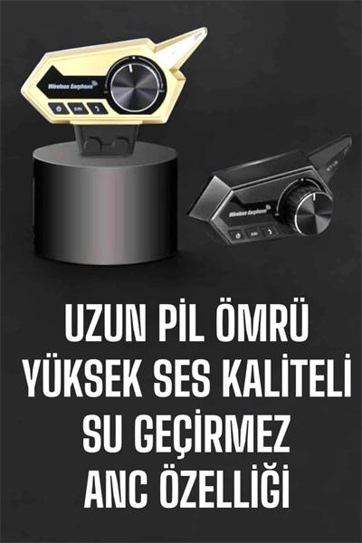 Intercom Kask Kulaklığı ANC Özelliği Yüksek Ses Kaliteli Bluetooth Kulaklık