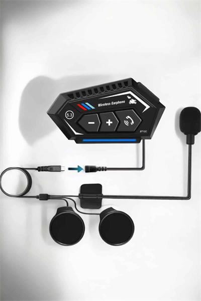 İnterkom Intercom Kask Kulaklık Bt22 Bluetooth Motosiklet Kulaklık 5.0 Bluetooth
