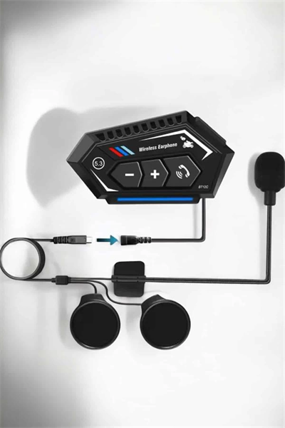 İnterkom Intercom Kask Kulaklık Bt22 Bluetooth Motosiklet Kulaklık 5.0 Bluetooth