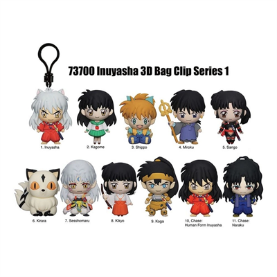 InuYasha Klipsli Figür Seri 1