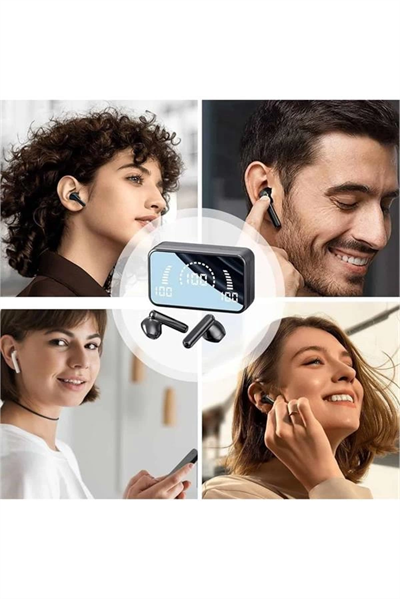 İos Android Uyumlu Bluetooth Kulaklık Kablosuz Kulaklık Yüksek Basslı