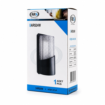Ip66 50.000 Saat Led Ömrü 22w Köşk Led Aplik Duvar Lambası Ars-348955 Bx40