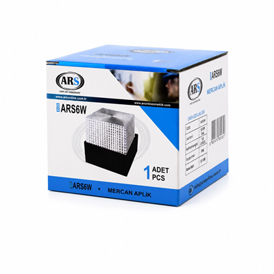 Ip66 50.000 Saat Led Ömrü 5w Mercan Led Aplik Duvar Lambası Ars-348957 Bx40