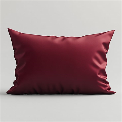 İpek Dokulu Mikrosaten Saten Yastık Kılıfı 50x70 (2’li Set) – Bordo – Saç ve Cilt Dostu