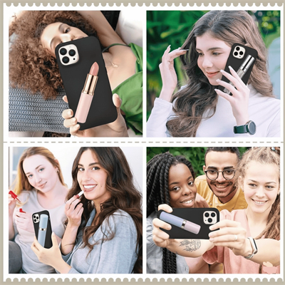 İphone 16 Pro Max Lip Gloss Kılıf Siyah