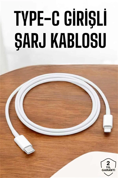 Iphone İOS Uyumlu Hızlı Şarj Kablosu Type C To Lightning 12 13 14 15 Pro Max