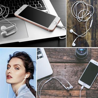 İphone Ucu Çıkışlı Pop Up Kulakiçi Yumuşak Kontrol Tuşlu Kulaklık (3936)