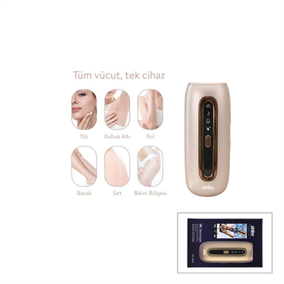 Ipl 3in1 Buz Lazer Epilatör - Epilasyon Cihazı 9 Kademe - Lcd Ekran Tüm Vücut Uygun Sel-6048 Bx40