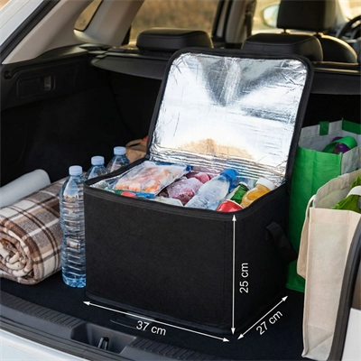 Isı Koruyucu Termal Taşıma Çantası 32 Litre – Araç Bagaj Organizeri, Termos, Katlanabilir Keçe Saklama Çantası 37x27x25 Cm Bx40