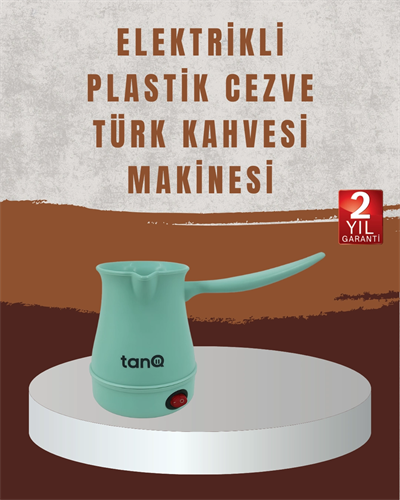 Işıklı Açma Kapama Anahtarlı Elektrikli Kahve Cezvesi