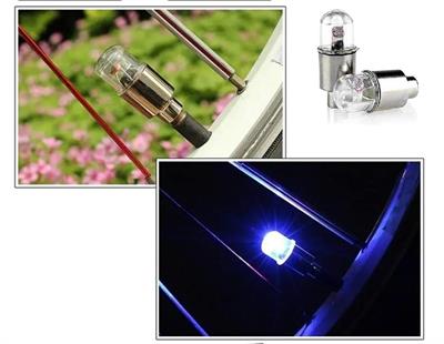 Işıklı Bisiklet Araba Sibop Kapağı 2 Adet (3936)