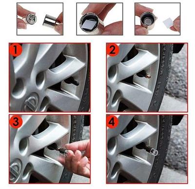 Işıklı Bisiklet Araba Sibop Kapağı 2 Adet (3936)