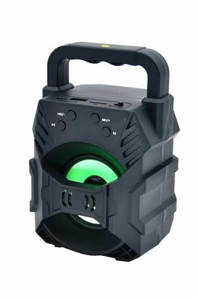 Işıklı Bluetooth Hoparlör Ses Bombası Taşınabilir Yüksek Ses Kaliteli Radyo Özelliği