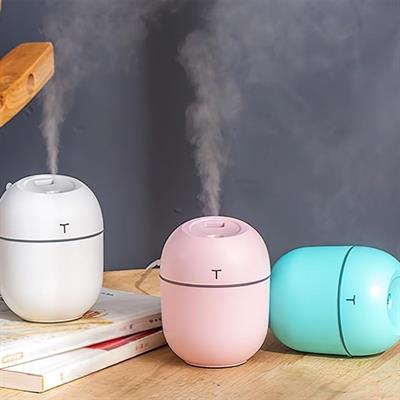 Işıklı Kuru Havayı Azaltan ve Aromaterapi Deneyimi Sunan Hava ve Oda Nemlendirici 220 ML 8x8x10cm (3936)