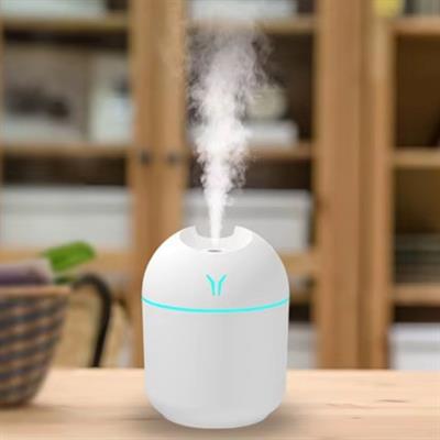 Işıklı Kuru Havayı Azaltan ve Aromaterapi Deneyimi Sunan Hava ve Oda Nemlendirici 220 ML 8x8x10cm (3936)