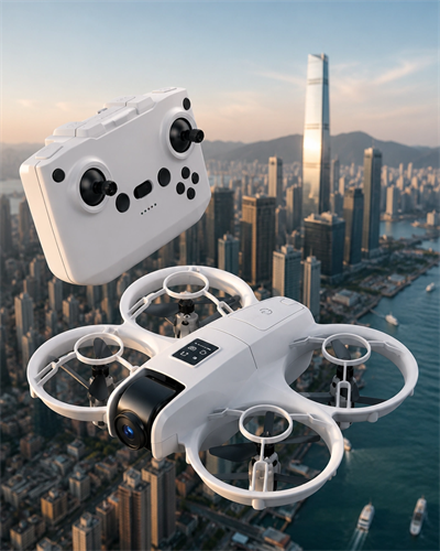 Işıklı Mini Drone Çift Batarya ve Yedek Pervane Setli