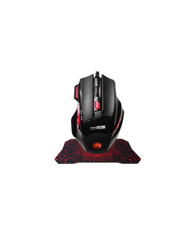 Işıklı Oyuncu Mouse ve Mousepad Seti Ergonomik Tasarım ve RGB Aydınlatma