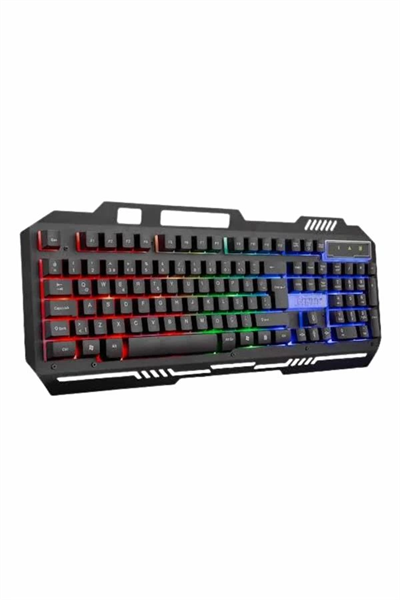 Işıklı Oyuncu Q Klavye Mouse Seti Siyah Gaming Oyuncu Klavye