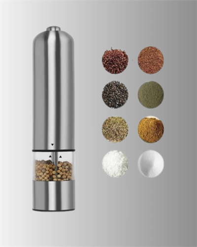 Işıklı Pilli Baharat Değirmeni Taze ve Pratik Öğütme Yeni Nesil