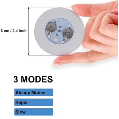 Işıklı Yapışkanlı Bardak Altı Aparatı Ledli 3 Modlu