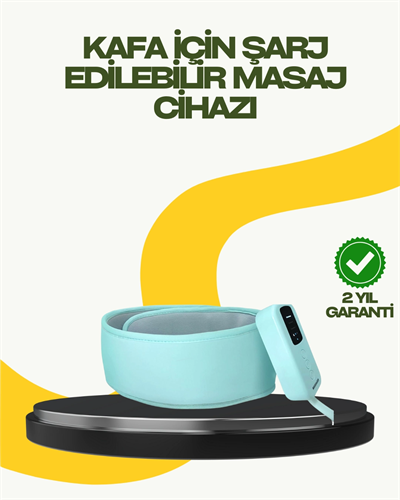 Isıtmalı Baş Masaj Aleti Rahatlatıcı ve Stres Giderici Tasarım