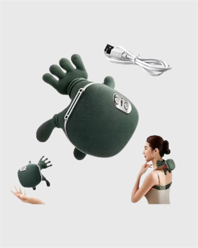 Isıtmalı Boyun ve Omuz Masaj Aleti Kablosuz Rahatlatıcı