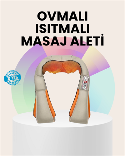Isıtmalı Ovmalı Masaj Aleti Kas Gevşetici ve Kan Dolaşımı Düzenleyici