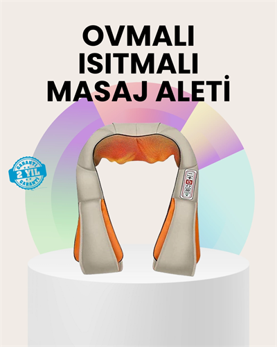 Isıtmalı Ovmalı Masaj Aleti Kas Gevşetici ve Kan Dolaşımı Düzenleyici