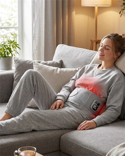 Isıtmalı Titreşimli Bel Masaj Kemeri 3 Kademeli Sıcaklık Ayarlı Kablosuz Tasarım