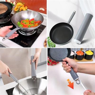 Isıya Dayanıklı Silikon Kauçuk Tencere,Kapı Tutma Kılıfı Kendinden Küçülen,Her Sapa Uyumlu Tava Kulp Yalıtımı 12-15 cm (3936)