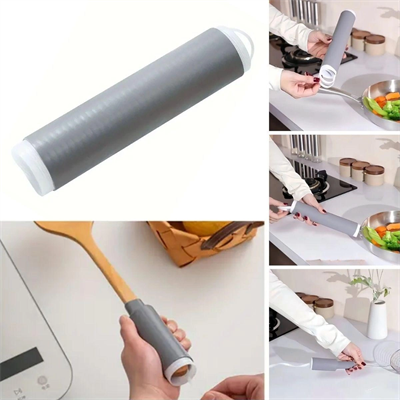 Isıya Dayanıklı Silikon Kauçuk Tencere,kapı Tutma Kılıfı Kendinden Küçülen,her Sapa Uyumlu Tava Kulp Yalıtımı 12-15 Cm Bx40