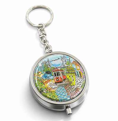 İstanbul Temalı Küllük Anahtarlık Alk4051